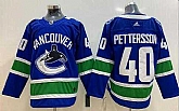 Canucks 40 Elias Pettersson Blue Adidas Jersey,baseball caps,new era cap wholesale,wholesale hats